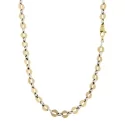 Herren-Halskette aus Weiß- und Gelbgold GL101085