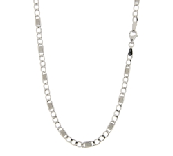 White Gold Men&#39;s Necklace GL101091