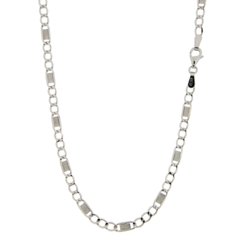 Collana Uomo Oro Bianco GL101091