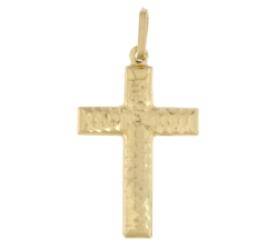 Kreuzanhänger aus Gelbgold GL101095