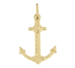 Yellow Gold Anchor Pendant GL101097