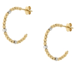 White Yellow Gold Women&#39;s Earrings GL101107