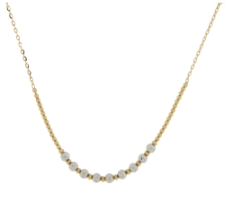 White Yellow Gold Women&#39;s Necklace GL101111