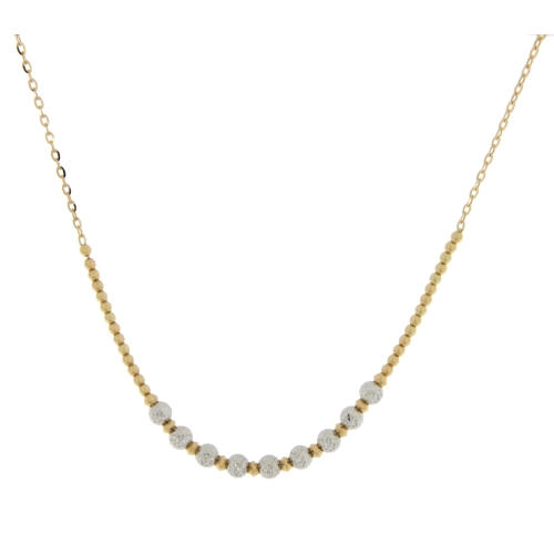 White Yellow Gold Women&#39;s Necklace GL101111