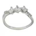 White Gold Women&#39;s Ring GL101114