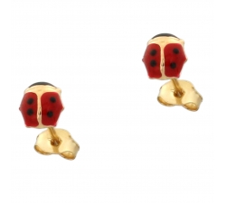 Orecchini Coccinella Donna in Oro Giallo 803321710727