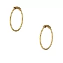 Women's Yellow Hoop Earrings 803321703139