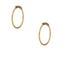 Women's Yellow Hoop Earrings 803321703139