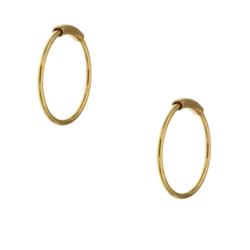 Women's Yellow Hoop Earrings 803321703139