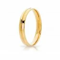 Unoaerre Lyra Wedding Ring Yellow Gold Brilliant Promises