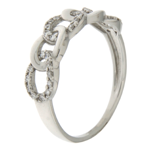 White Gold Women&#39;s Ring GL101117