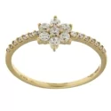 Yellow Gold Women&#39;s Ring GL101124