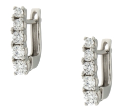 White Gold Women&#39;s Earrings GL101131