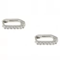 White Gold Women&#39;s Earrings GL101132