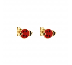 Orecchini Coccinella Donna in Oro Giallo 803321729102