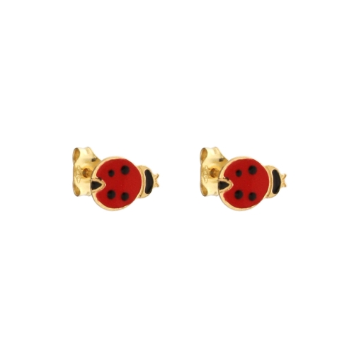 Orecchini Coccinella Donna in Oro Giallo 803321729102