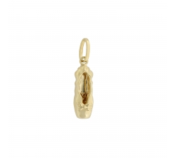 Yellow gold ballerina shoe pendant 803321700461