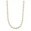 Collana Uomo Oro Giallo Bianco GL101146