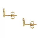 Yellow Gold Heart Earrings GL101149