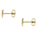 Yellow Gold Star Earrings GL101150