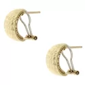White Yellow Gold Women&#39;s Earrings GL101154