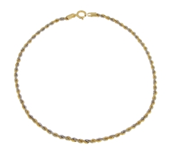 Weiß-Gelb-Gold Damenarmband GL101155