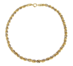 Weiß-Gelb-Gold Damenarmband GL101157