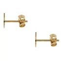 Yellow Gold Apple Earrings GL101166