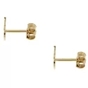 Yellow Gold Ladybug Earrings GL101167