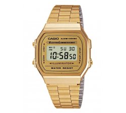 CASIO Unisex Watch Illuminator A168WG-9EF Steel PVD gold gilt Vintage