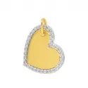 Stroili Poeme White Yellow Gold Pendant 1425342