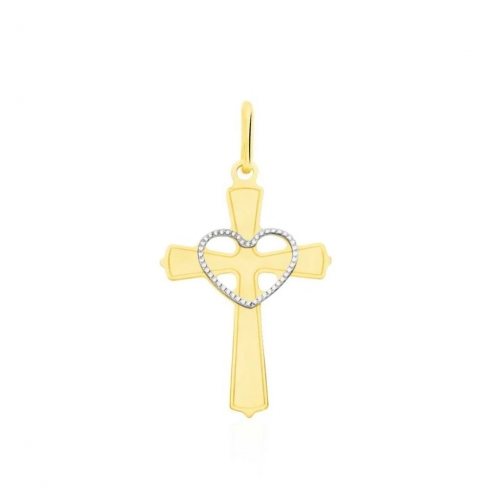 Stroili Holy Pendant White Yellow Gold 1411722