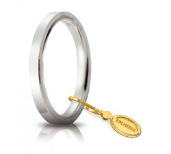 Unoaerre Wedding Ring White Gold Circles of Light