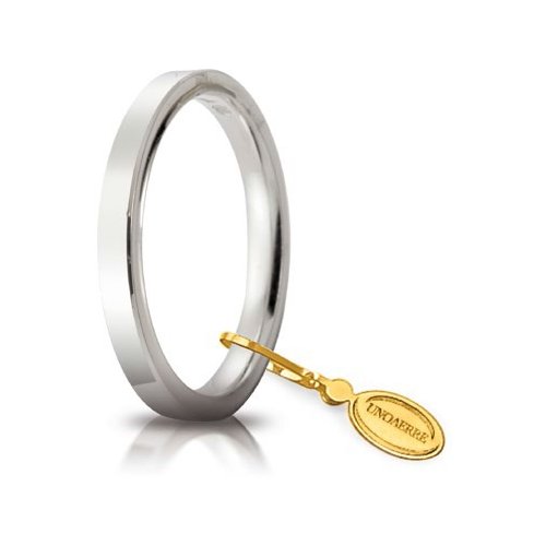 Unoaerre Wedding Ring White Gold Circles of Light