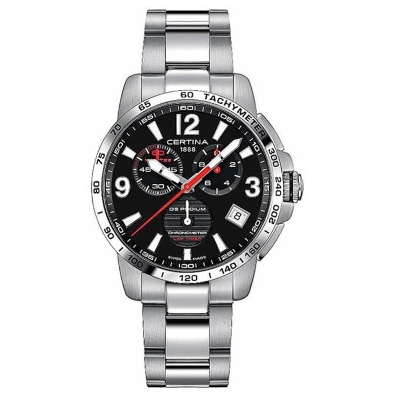 CERTINA DS PODIUM watch CHRONO LAP TIMER COSC C034.453.11.057.00
