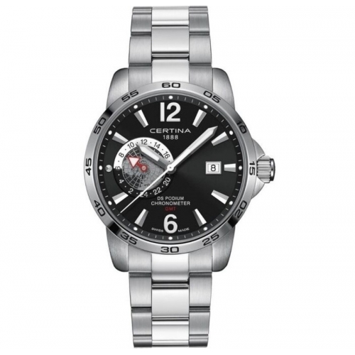 CERTINA DS PODIUM GMT AUTOMATIC COSC C034.455.11.057.00 watch 