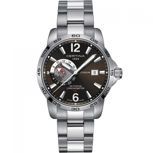 CERTINA DS PODIUM GMT AUTOMATIC COSC C034.455.44.087.00 watch 