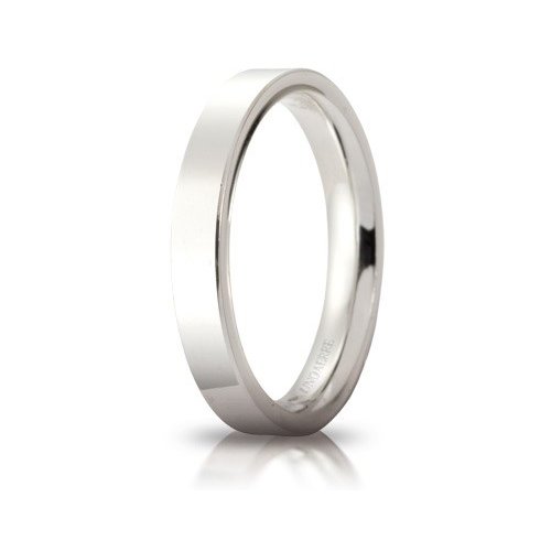 Unoaerre Wedding Ring Circles of Light 3.5 mm White Gold