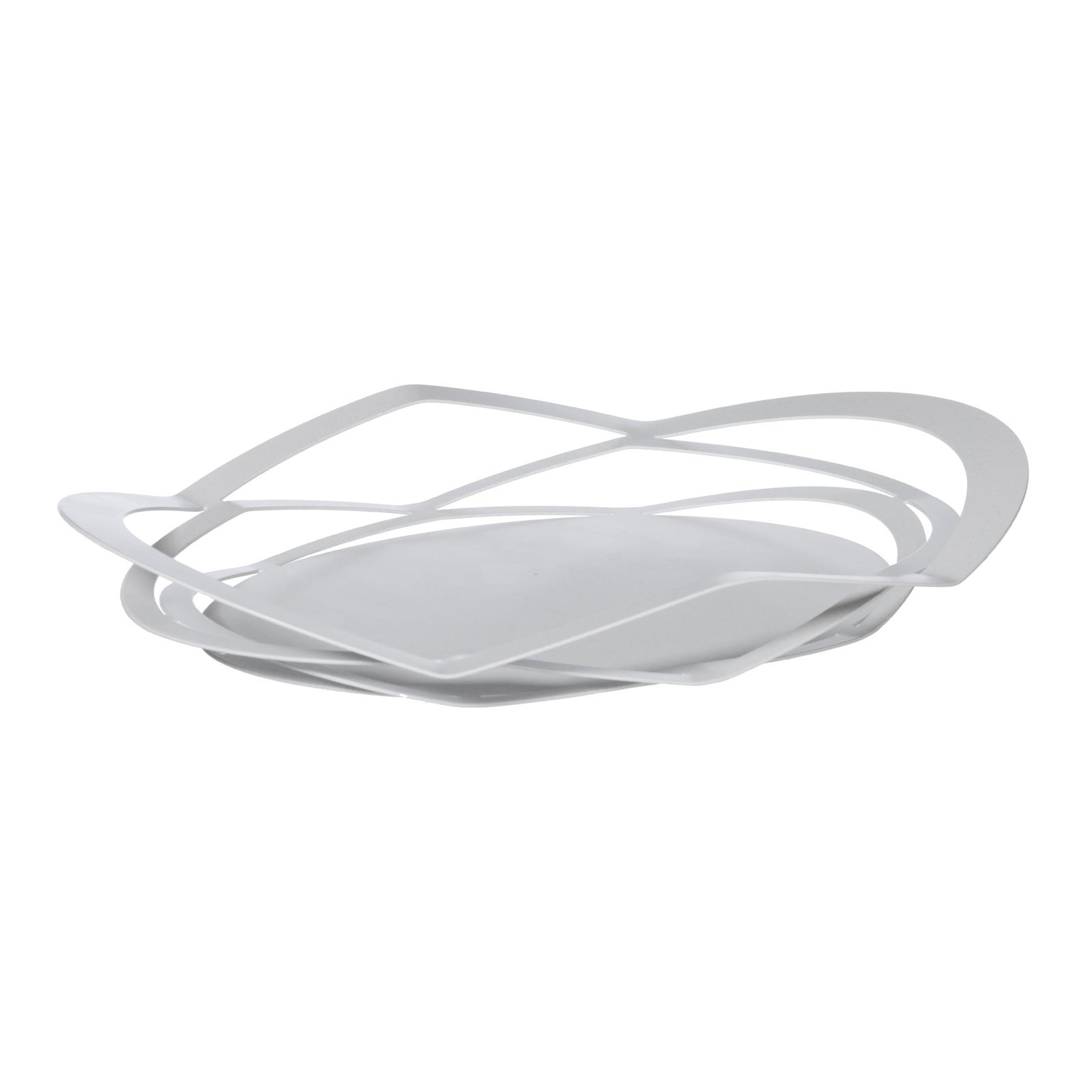 Porta Bicchieri In Ferro Stile Origami – Bianco, 28x12x25 Cm, Made In Italy, Industriale E Giapponese, Perfetto Per Cucina O Ufficio