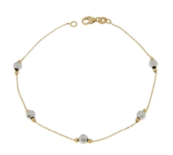 Bracciale Donna Oro Giallo Bianco GL101174