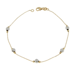 White Yellow Gold Women&#39;s Bracelet GL101174