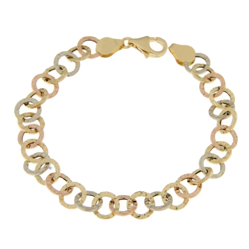 Women&#39;s Bracelet Yellow White Pink Gold GL101175