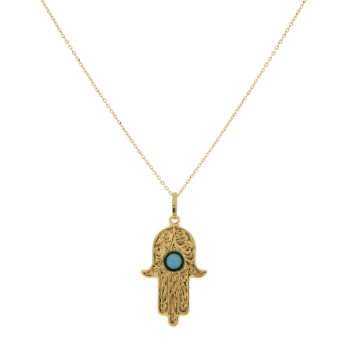 Unisex-Halskette aus Gelbgold GL101207
