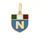 Naples Shield Pendant Yellow Gold GL101210