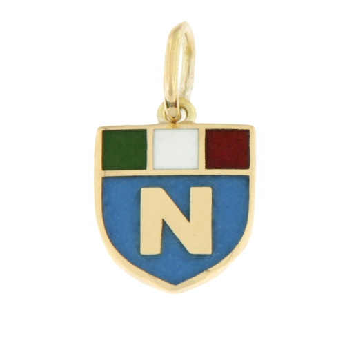 Naples Shield Pendant Yellow Gold GL101210