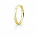 Unoaerre Hydra Slim Wedding Ring Yellow Gold Brilliant Promises