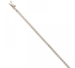 White Gold Tennis Bracelet GL101215