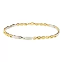 Herrenarmband aus Weißgold GL101216