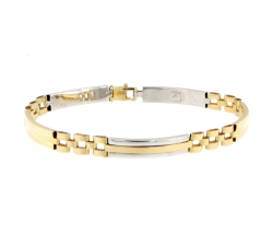 Herrenarmband aus Weißgold GL101219