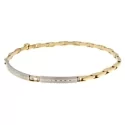 Herrenarmband aus Weißgold GL101227